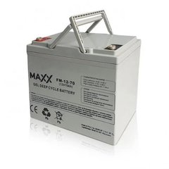 Акумулятор гелевий Maxx FM-12-70