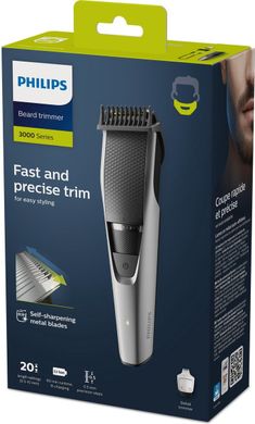 Тример для бороди та вусів Philips Beardtrimmer Series 3000 BT3239/15 106624 фото