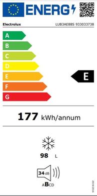 Вбудована морозильна камера ELECTROLUX LUB3AE88S 103074 фото