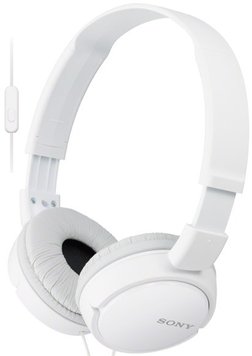 Навушники з мікрофоном Sony MDR-ZX110AP White (MDRZX110APW) 104064 фото