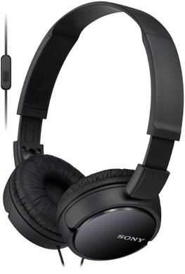 Наушники с микрофоном Sony MDR-ZX110AP Black (MDRZX110APB) 104064 фото