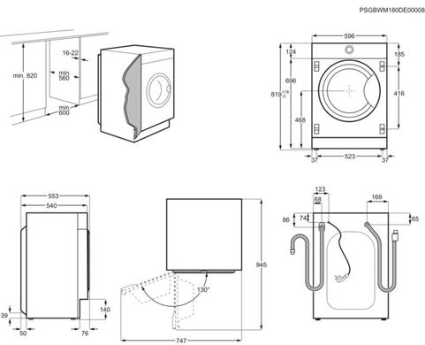 Пральна машина Electrolux EW7W368SI 106519 фото