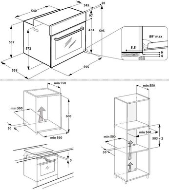 Духовка електрична Whirlpool AKZ9 6230 WH 102587 фото