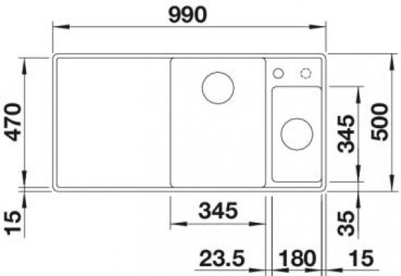 Кухонная мойка Blanco Axia III 6 S-F 524672 106239 фото