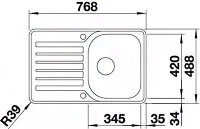 Кухонная мойка Blanco LANTOS 45 S-IF Compact 519059 103450 фото