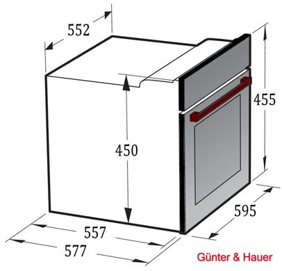 Духовка электрическая Gunter&Hauer EOK 4502 103323 фото