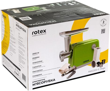 Електром'ясорубка Rotex RMG202-G Vega 103935 фото